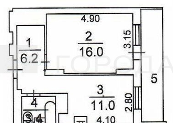 
  Продается 1-комн. квартира 36.6 м². Фото 23.