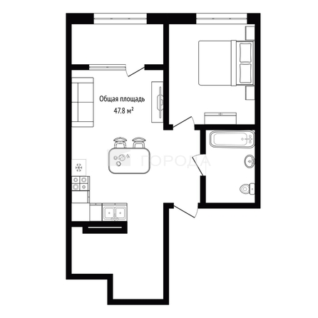 
  Продается 2-комн. квартира 52.7 м². Фото 17.