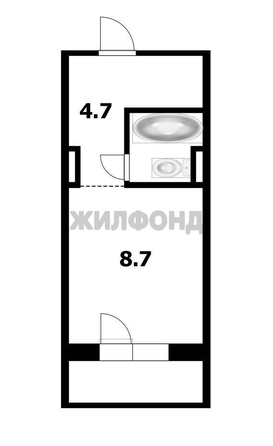
  Продается студия 15.5 м². Фото 11.