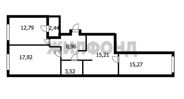 
  Продается 3-комн. квартира 77 м². Фото 2.