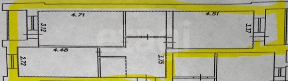 
  Продается 2-комн. квартира 59.1 м². Фото 28.