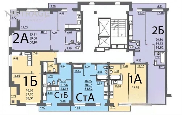 
  Продается 2-комн. квартира 54.8 м². Фото 28.