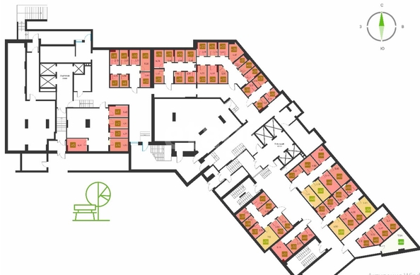 
  Продается универсальное помещение 5.9 м², в ЖК Парково. Фото 17.