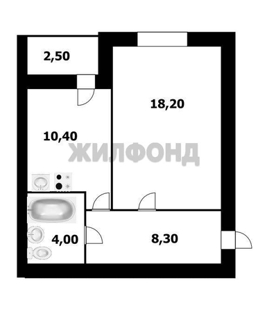 
  Продается 1-комн. квартира 40.3 м². Фото 10.