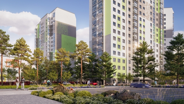 
  Продается 2-комн. квартира 62.9 м², в ЖК Эко-квартал на Кедровой, дом 6. Фото 4.