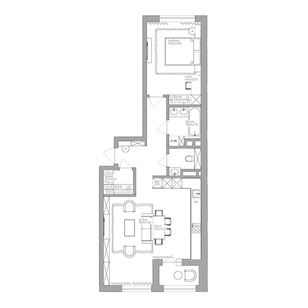
  Продается 2-комн. квартира 68.65 м², в  Дом Нобель. Фото 3.