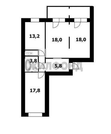 
  Продается 3-комн. квартира 82.7 м², в ЖК Революция. Фото 12.
