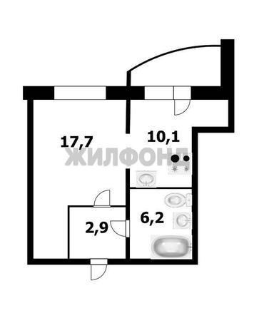
  Продается 1-комн. квартира 36.9 м². Фото 16.