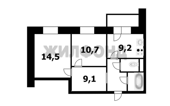 
  Продается 2-комн. квартира 49.9 м², в ЖК Чистая Слобода, дом 41. Фото 2.