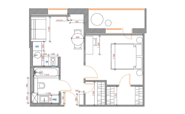 
  Продается 2-комн. квартира 42 м². Фото 5.