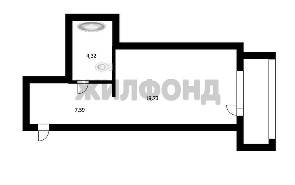 
  Продается студия 29.1 м², в ЖК Расцветай на Зорге, дом 2. Фото 8.