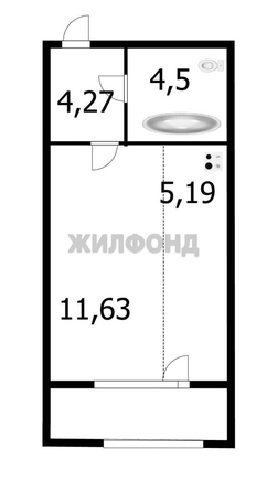 
  Продается студия 25.9 м², в ЖК На Рябиновой. Фото 4.
