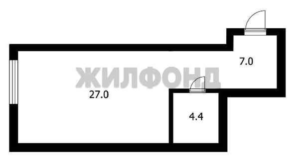 
  Продается студия 40 м². Фото 16.
