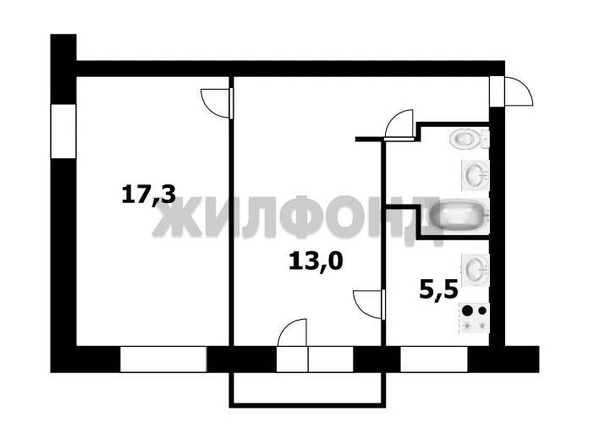 
  Продается 2-комн. квартира 50 м². Фото 20.