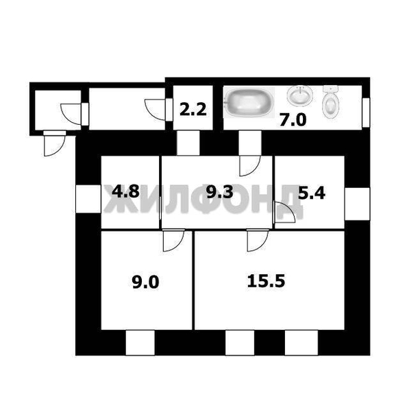 
  Продается дом 70 м². Фото 15.