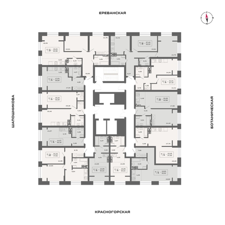 
  Продается 1-комн. квартира 45.59 м², в ЖК Ньютон, корпус 1. Фото 1.