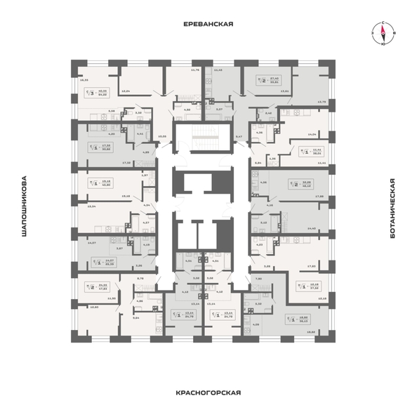 
  Продается 2-комн. квартира 46.12 м², в ЖК Ньютон, корпус 1. Фото 1.