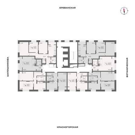 
  Продается 2-комн. квартира 53.27 м², в ЖК Ньютон, корпус 2. Фото 1.