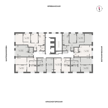 
  Продается студия 34.56 м², в ЖК Ньютон, корпус 2. Фото 1.