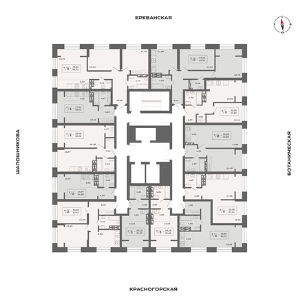 
  Продается 2-комн. квартира 55.32 м², в ЖК Ньютон, корпус 1. Фото 1.