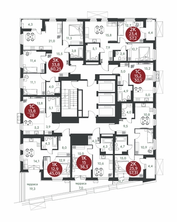 
  Продается студия 30.1 м², в ЖК Скандинавские кварталы, дом 1. Фото 1.