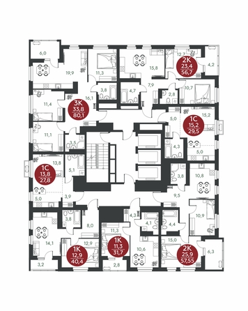 
  Продается 3-комн. квартира 80.1 м², в ЖК Скандинавские кварталы, дом 1. Фото 1.