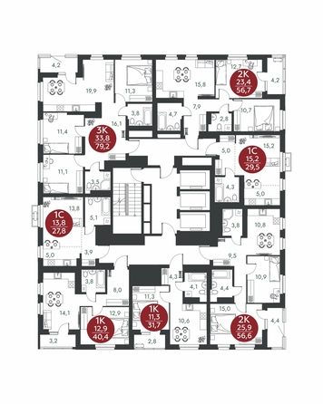 
  Продается 3-комн. квартира 79.2 м², в ЖК Скандинавские кварталы, дом 1. Фото 1.