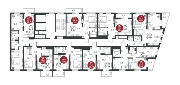 
  Продается 1-комн. квартира 40.78 м², в ЖК Скандинавские кварталы, дом 1. Фото 1.