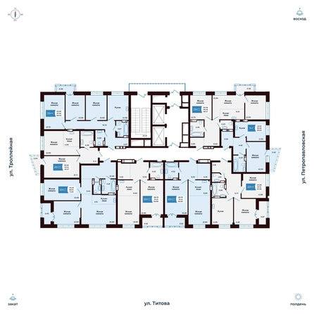 
  Продается 3-комн. квартира 0 м², в ЖК Салют, дом 1. Фото 1.