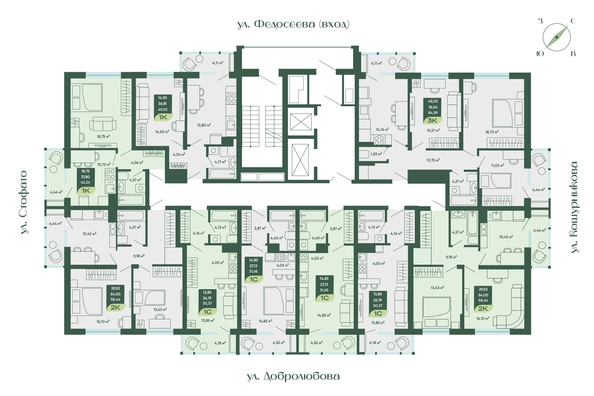 
  Продается студия 30.37 м², в ЖК Мичурин. Фото 1.