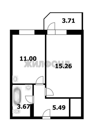 
  Продается 1-комн. квартира 34.9 м². Фото 10.