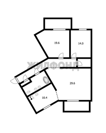 
  Продается 3-комн. квартира 95.1 м². Фото 33.