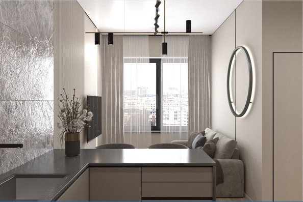 
  Продается 1-комн. квартира 40 м², в ЖК Тихомиров, башня А. Фото 2.