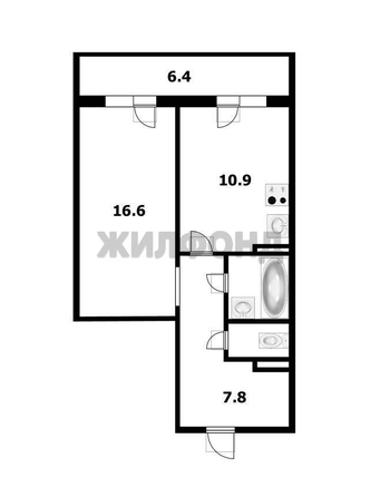 
  Продается 1-комн. квартира 41.85 м². Фото 15.
