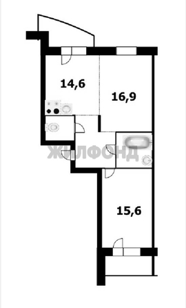 
  Продается 3-комн. квартира 78 м², в ЖК Заельцовский. Фото 17.