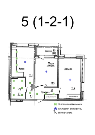 
  Продается 2-комн. квартира 58.7 м², в ЖК Акварельный 4.0. Фото 1.
