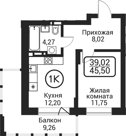 
  Продается 1-комн. квартира 36.24 м², в ЖК Пегас. Фото 1.