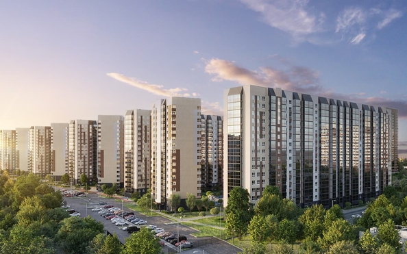 
  Продается 1-комн. квартира 37.4 м², в ЖК Квартал на Игарской, дом 2 мон. Фото 2.