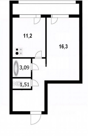 
  Продается 1-комн. квартира 40.5 м². Фото 7.