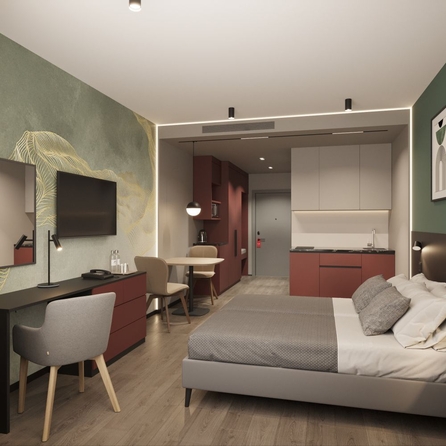 
  Продается апартамент 25.95 м², в АК АЭРОН, секция В. Фото 1.