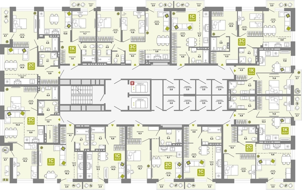 
  Продается студия 33.5 м², в ЖК Счастливый квартал, дом 3. Фото 1.