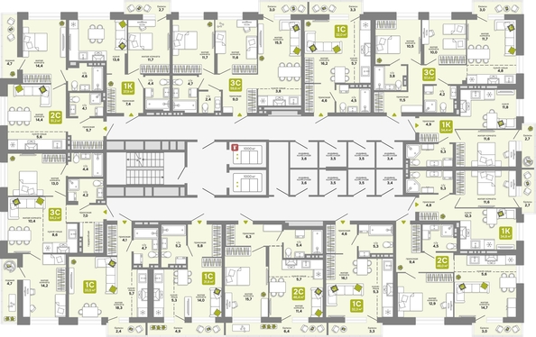 
  Продается 1-комн. квартира 34.8 м², в ЖК Счастливый квартал, дом 3. Фото 1.