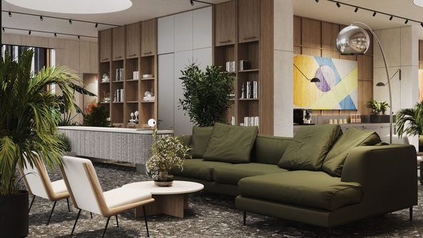 
  Продается студия 32.13 м², в ЖК Пульсар, башня В. Фото 7.