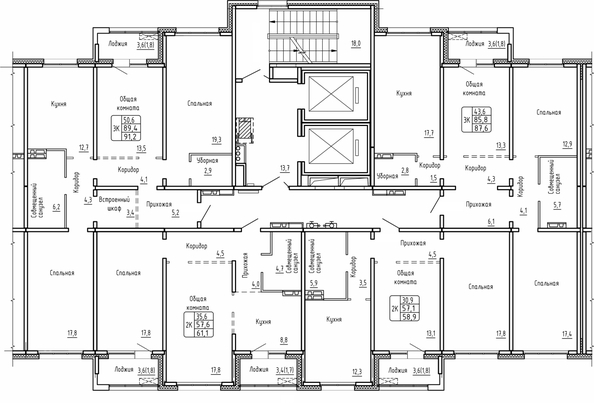 
  Продается 3-комн. квартира 91.2 м², в ЖК Самоцветы, Бирюза дом 2. Фото 1.
