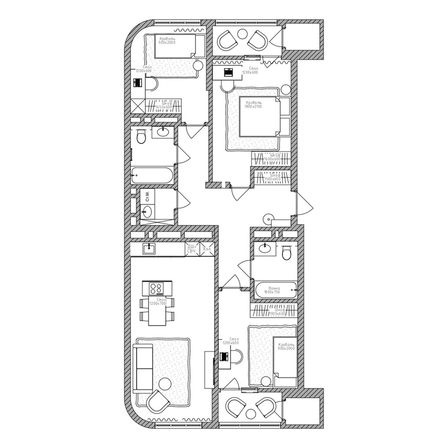 
  Продается 4-комн. квартира 95.6 м², в ЖК Беринг, дом 2. Фото 3.