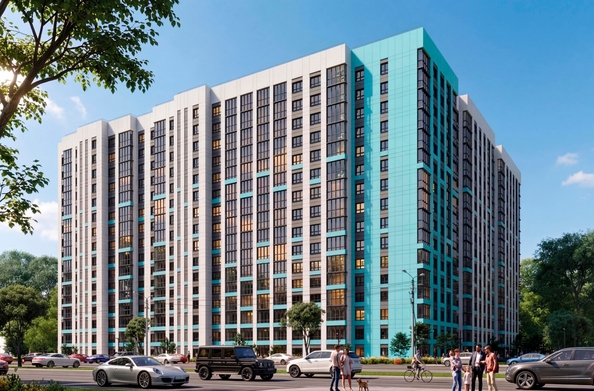 
  Продается 1-комн. квартира 42.7 м², в ЖК Акварельный 4.0. Фото 1.