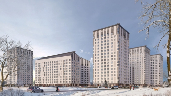 
  Продается 2-комн. квартира 52.1 м², в ЖК 12 дворов, дом 2. Фото 4.