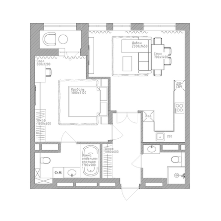 
  Продается 2-комн. квартира 62.2 м², в  Дом Нобель. Фото 5.