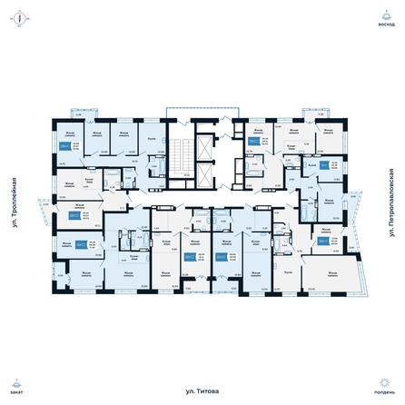 
  Продается 1-комн. квартира 36.86 м², в ЖК Салют, дом 1. Фото 1.