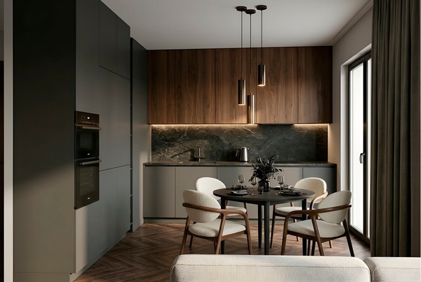
  Продается 1-комн. квартира 44 м², в ЖК Беринг, дом 2. Фото 2.
